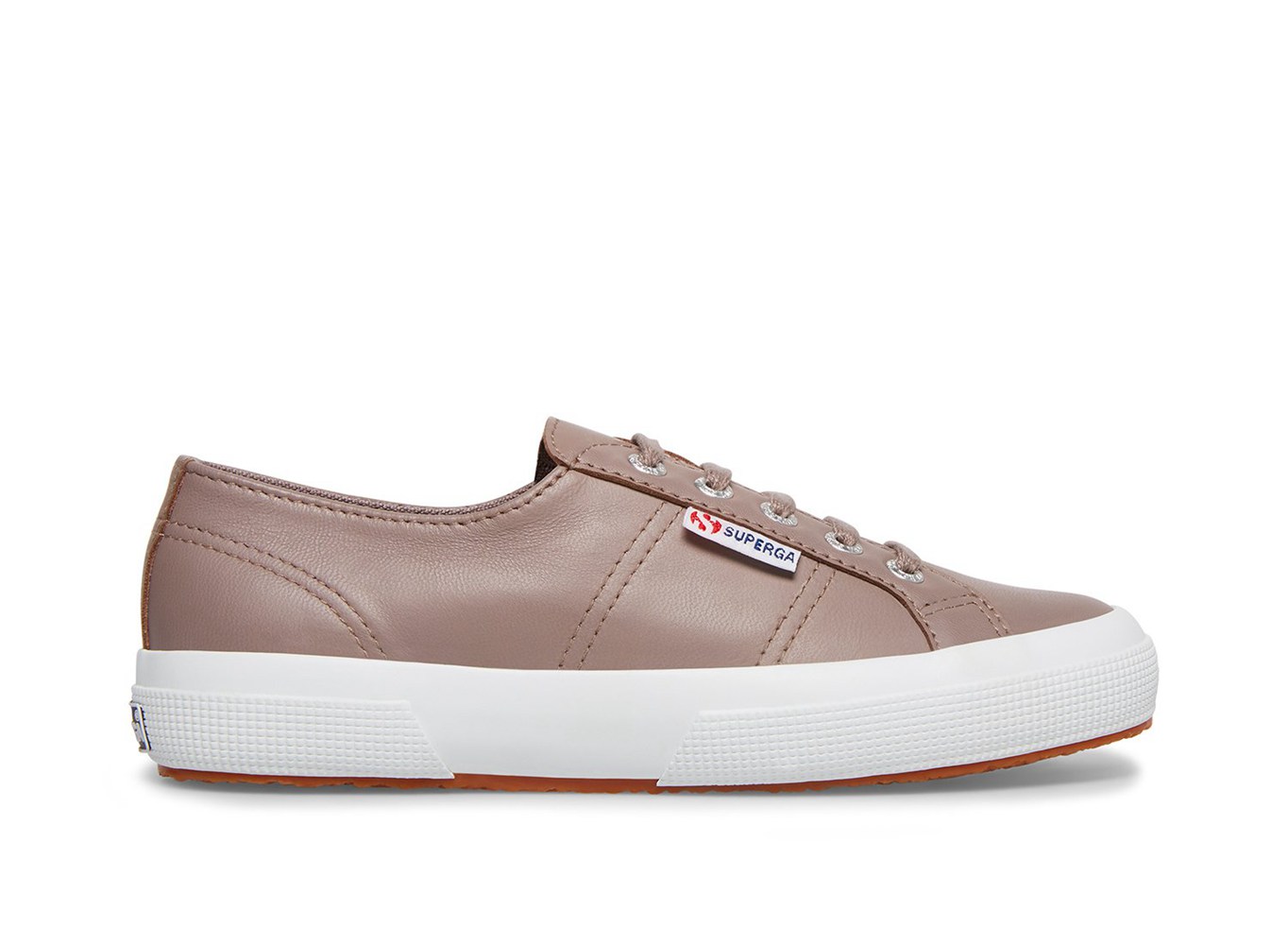 Zapatillas Superga Mujer Gris Oscuro - 2750 Naplngcotu Cuero - 701639BMY